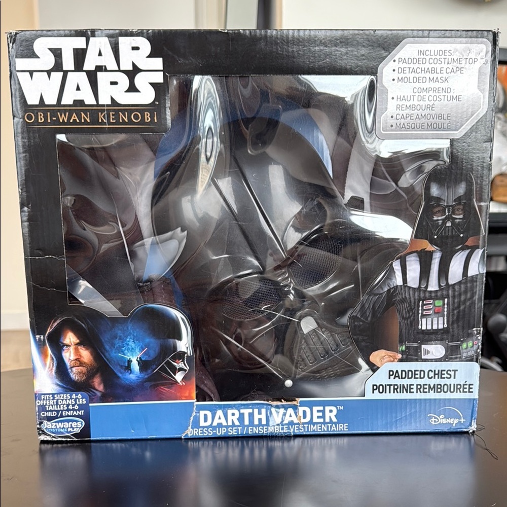 Disney Star Wars Darth Vader Costume Toddler Dress-Up Set